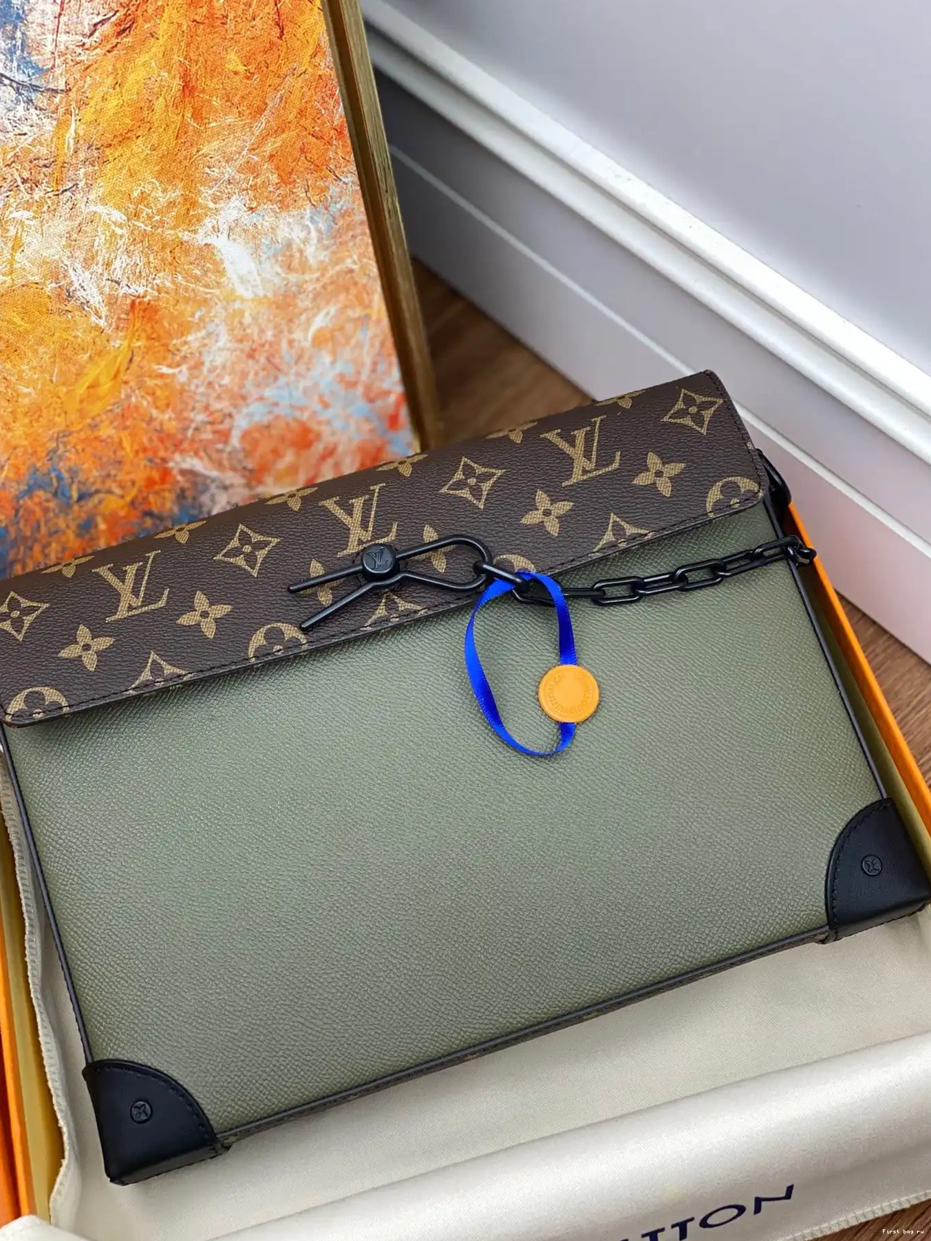 First bag ru STEAMER VUITTON POCHETTE LOUIS VOYAGE 0629